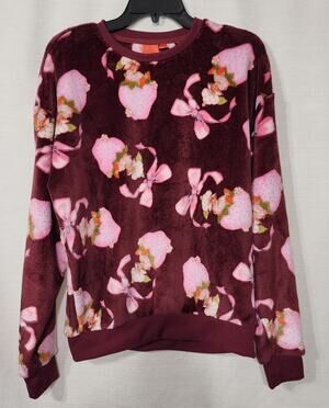 Strawberry shortcake fleece sweatshirt women's size small